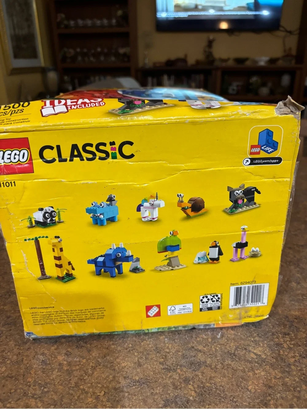 LEGO Classic Creative Building Set - 1500 Pieces